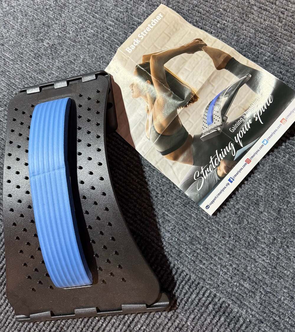 Moriyou Adjustable Back Stretcher and Lumbar Support Device